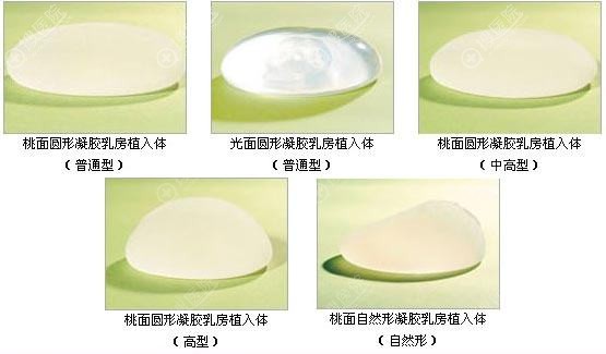 假体隆胸硅胶类型